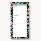 Floral Magnetic Meal Plan Notepad