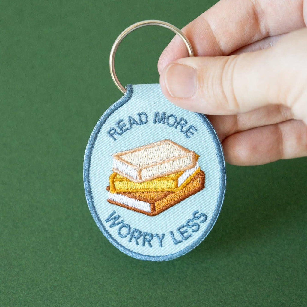 Read More Embroidered Keychain