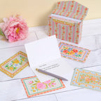 French Floral Note Card Set