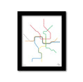 Washington DC Transit Minimalist Wall Decor