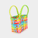 Basket Weave Mini Micro Tote Bag