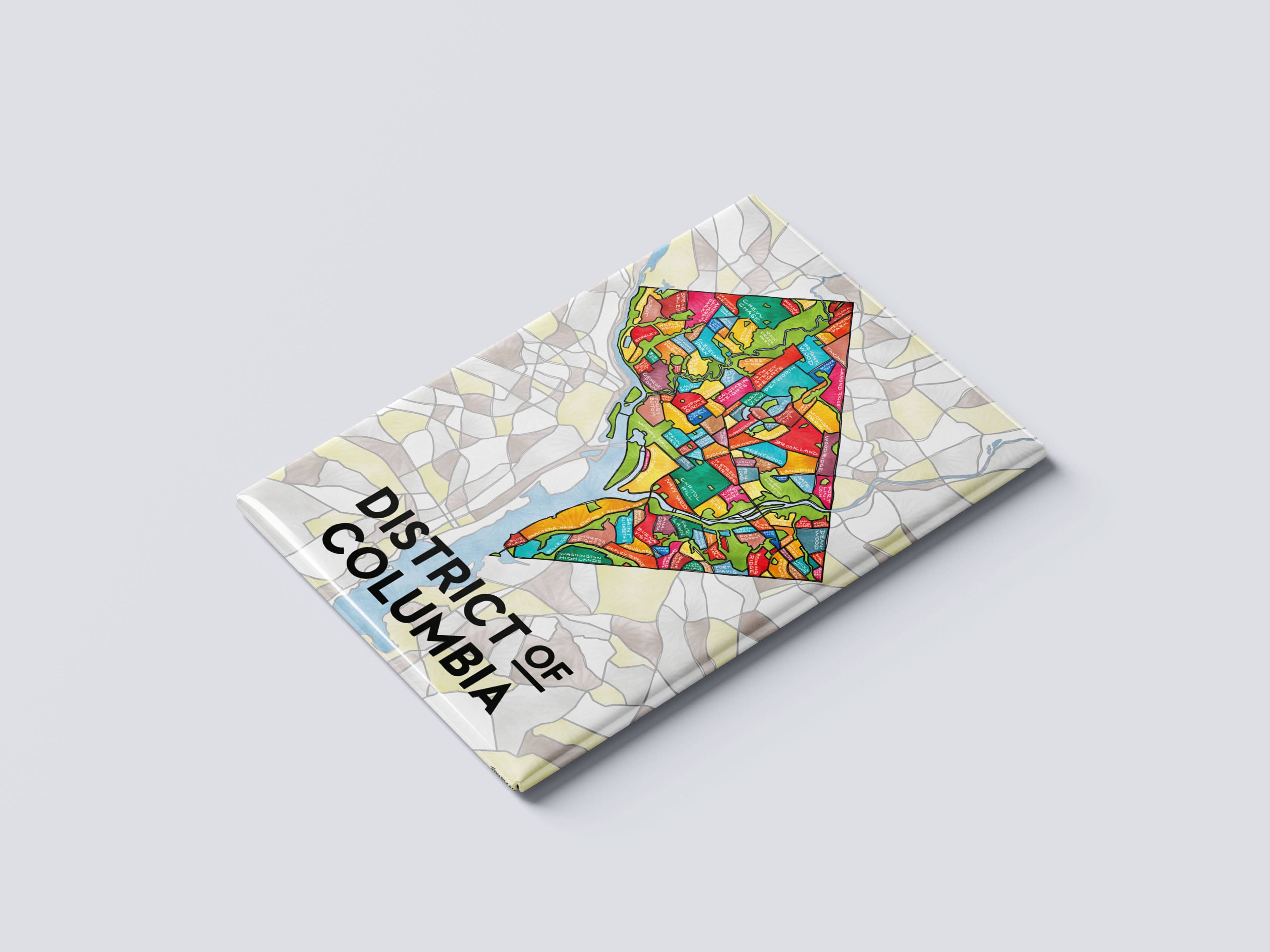 District of Columbia (Washington DC) Map Magnet