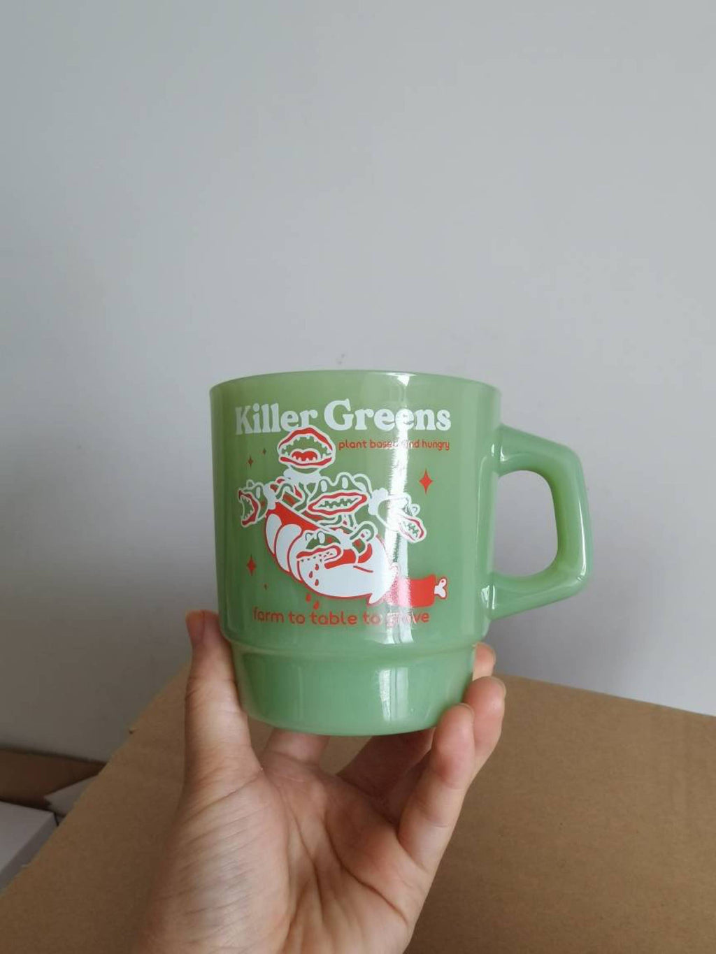 "Killer Greens" Vintage Diner Mug