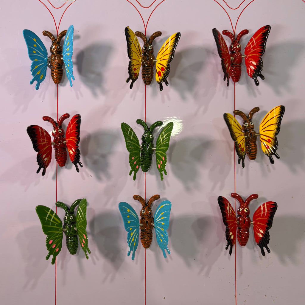Moving Butterfly Kitchen Magnet