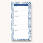 Floral Magnetic Meal Plan Notepad
