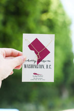 State Necklace - Gold - WASHINGTON DC