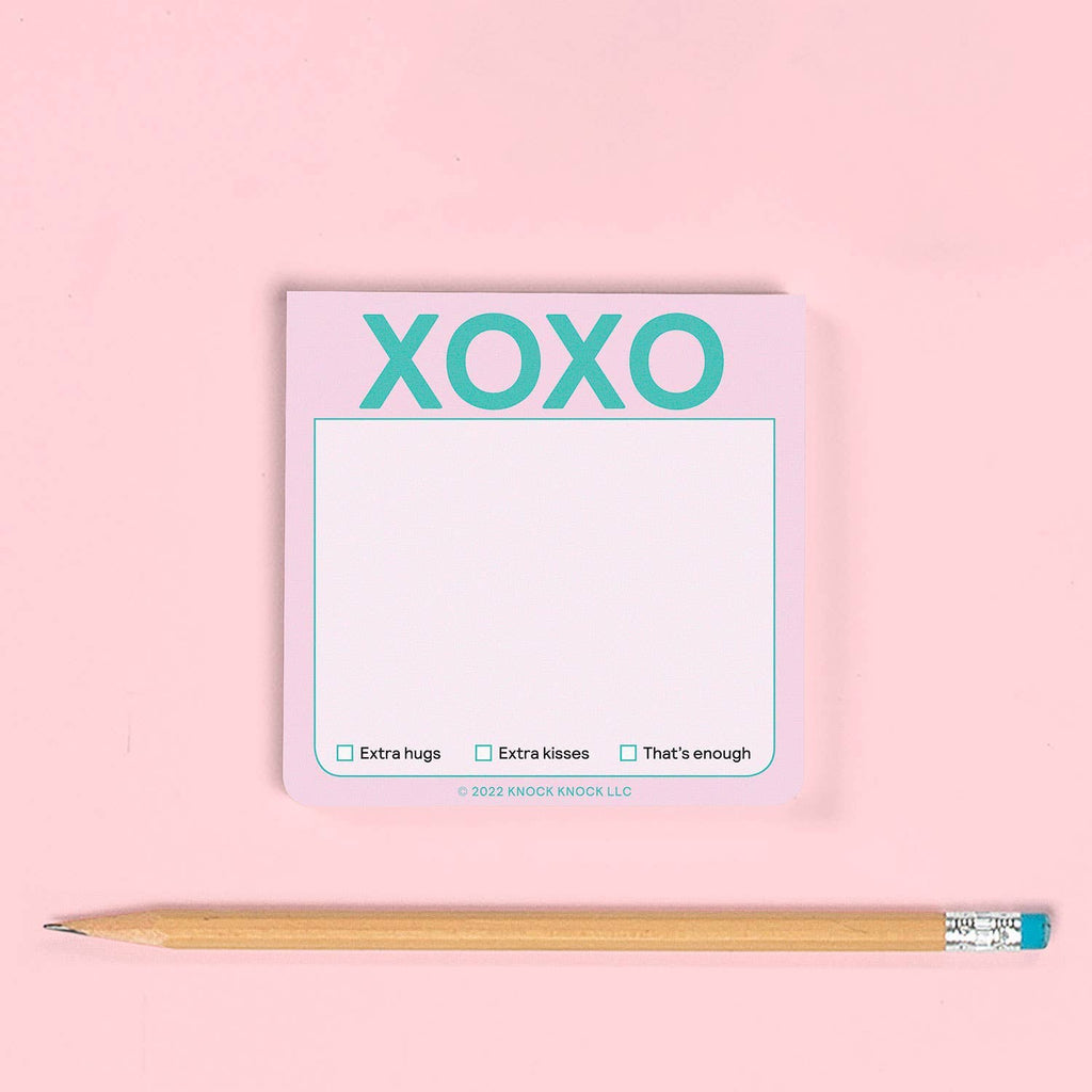 XOXO Sticky Note (Pastel Version)