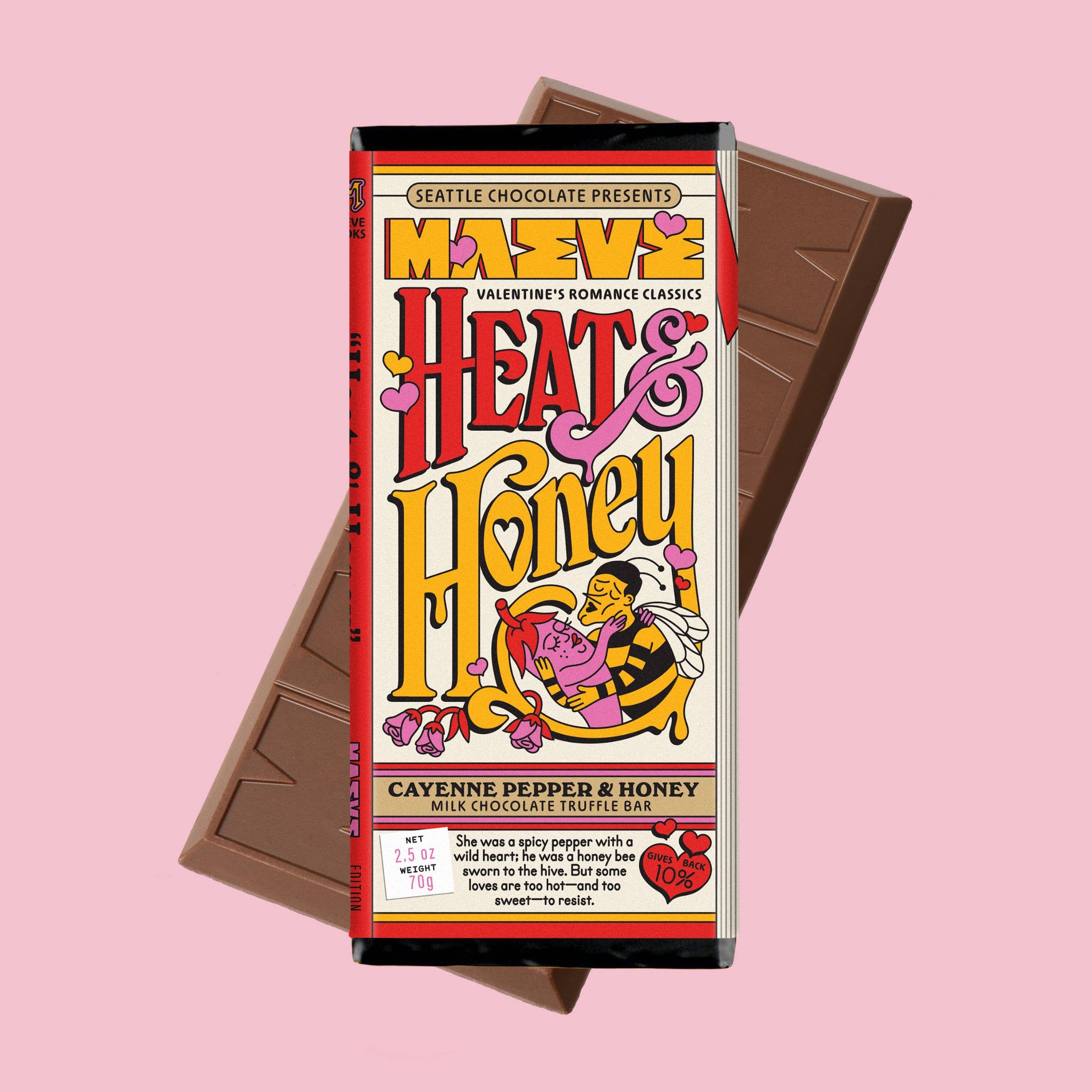 NEW! Valentine's - Heat & Honey Truffle Bar