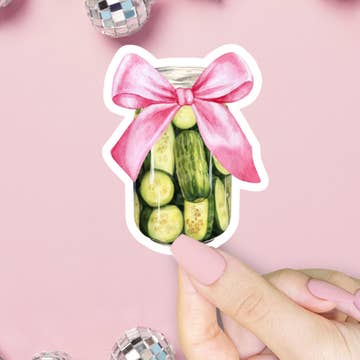 Coquette Pickle Jar Sticker