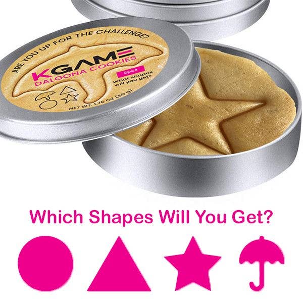 KGAME Dalgona Cookie Tin (2 Cookies)