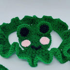 Crochet Frog Hat - Cat Hat - Pet Hat - Made to order