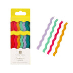 Wavy Tall Birthday Candle - 12 Pack | Cake Candles |