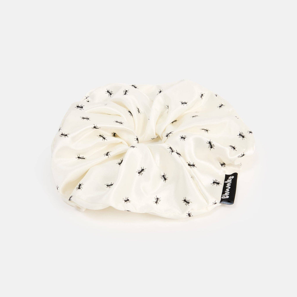 Silk Scrunchie in Large Ants