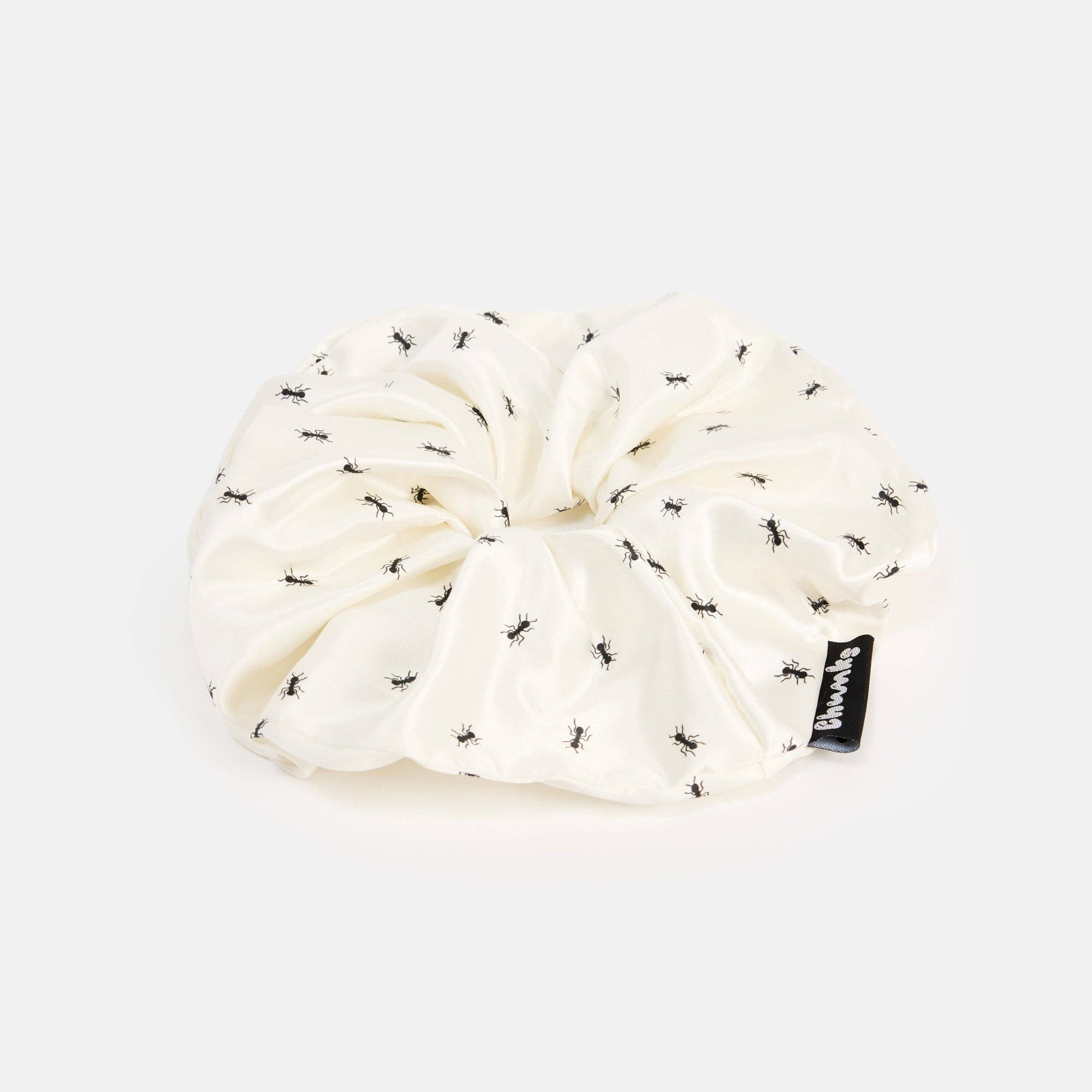 Silk Scrunchie in Large Ants