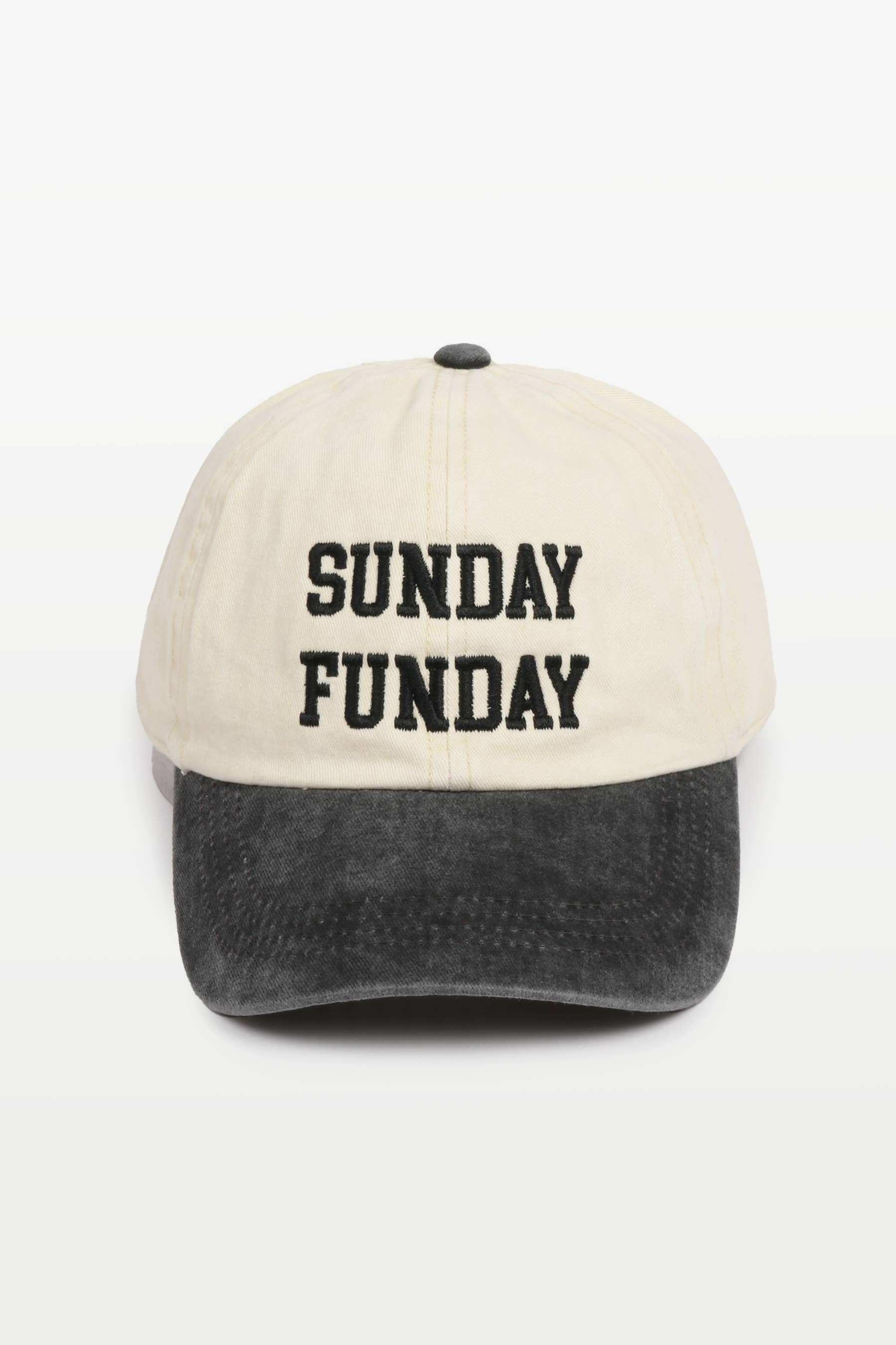 GAME DAY SUNDAY FUNDAY Two-Tone Baseball Cap