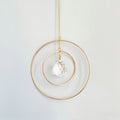 Medium Galaxy Suncatcher with Gold Rings