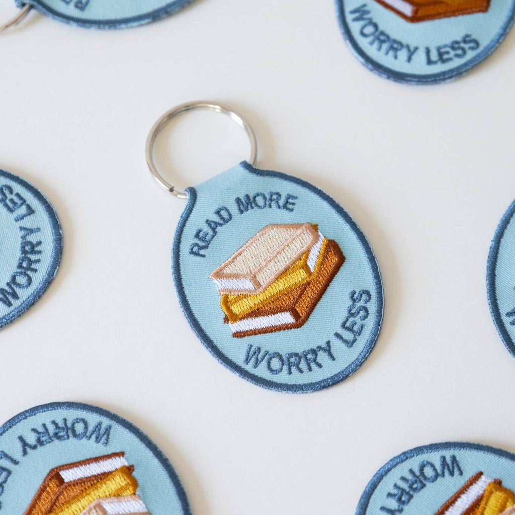 Read More Embroidered Keychain