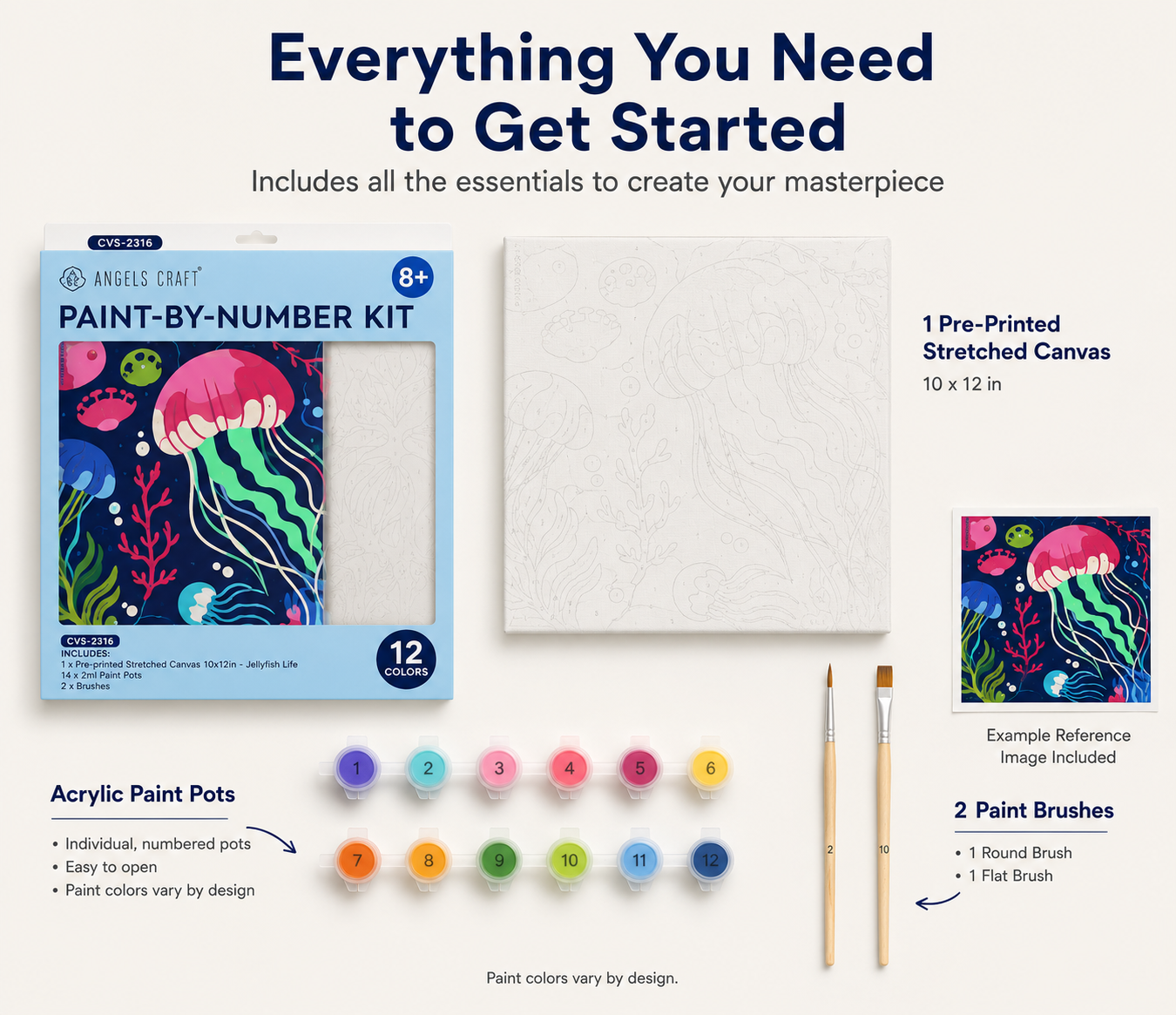 Paint-by-Number Kits (Assorted Styles)