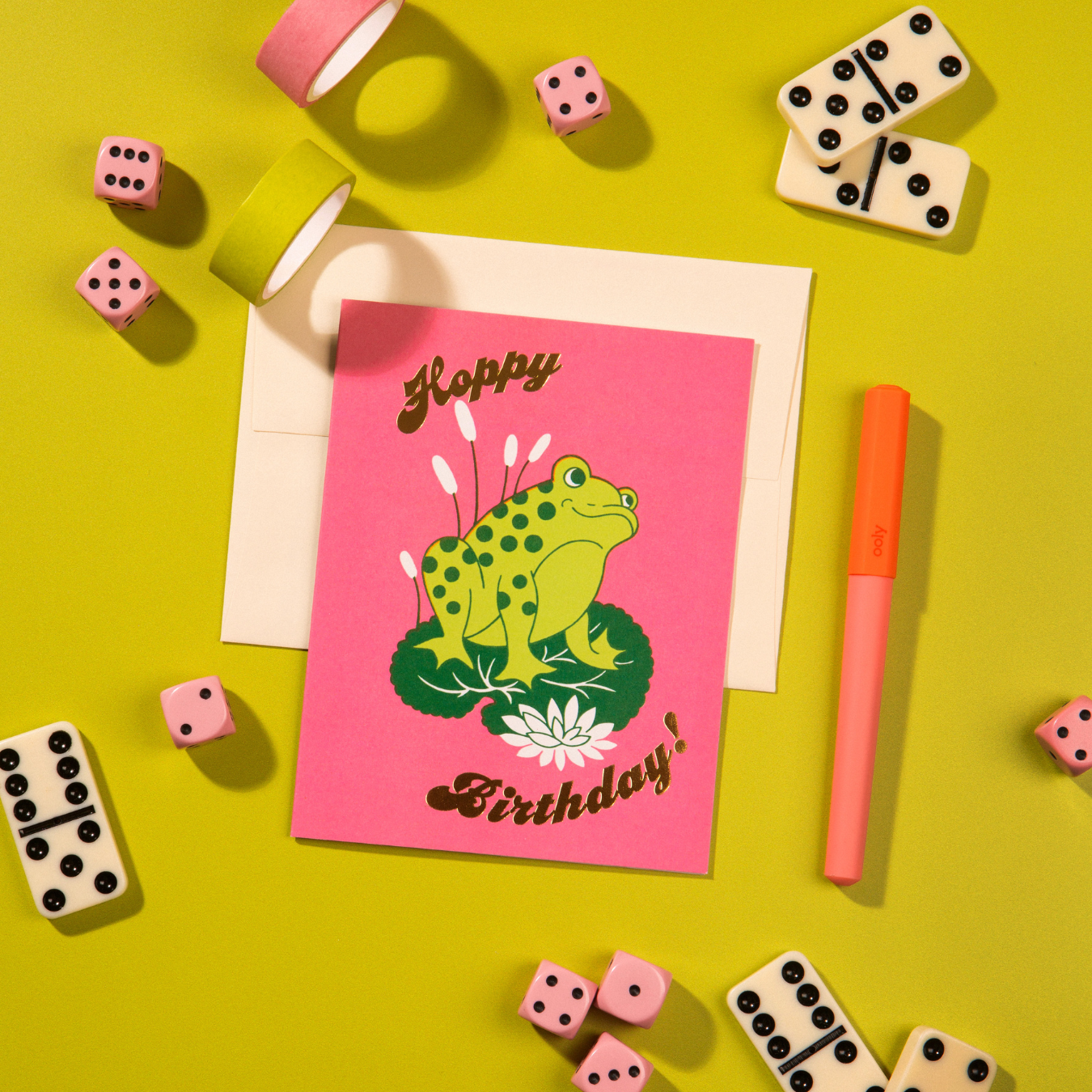 Hoppy Birthday – Foil Birthday Card