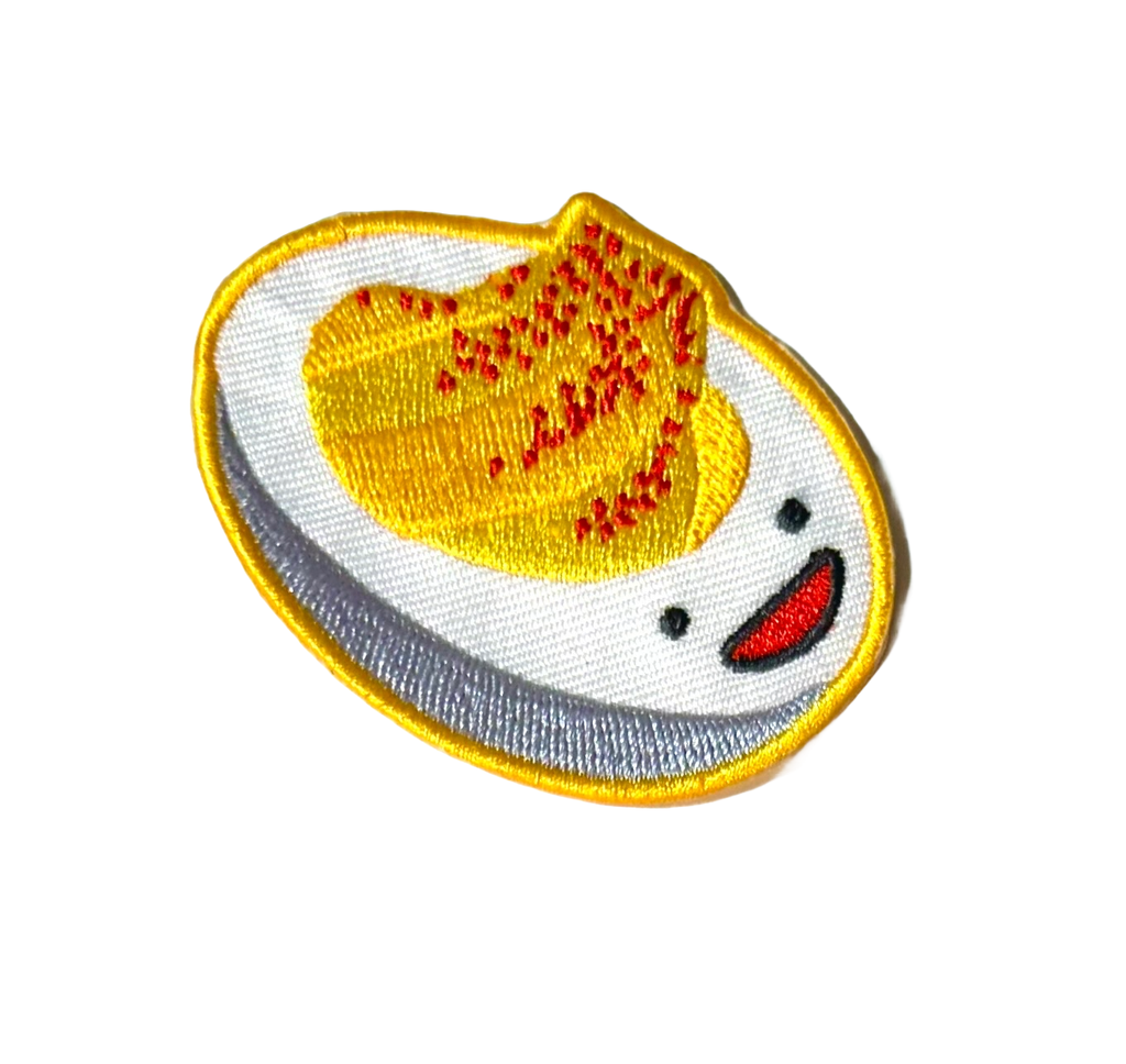 Lil' Devil(ed) Egg Embroidered  Patch