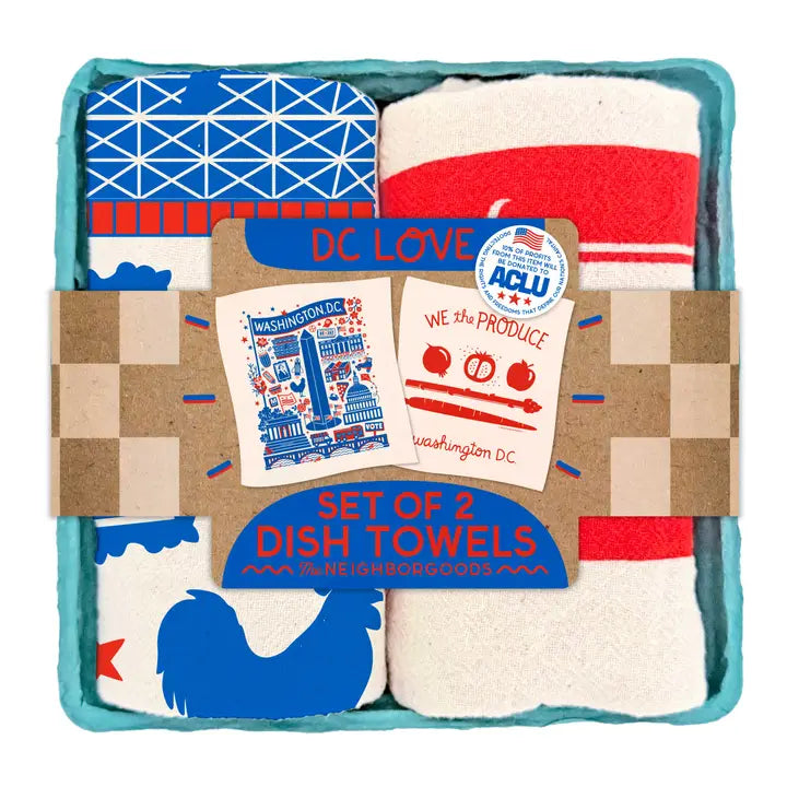 DC Love Dish Towel - Set of 2