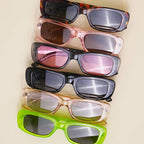 Rectangle Acetate Fashion Assorted Sunglasses