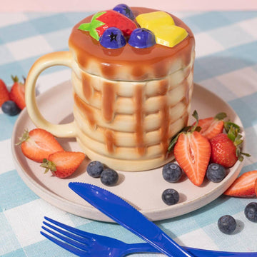 Pancake Mug with Lid