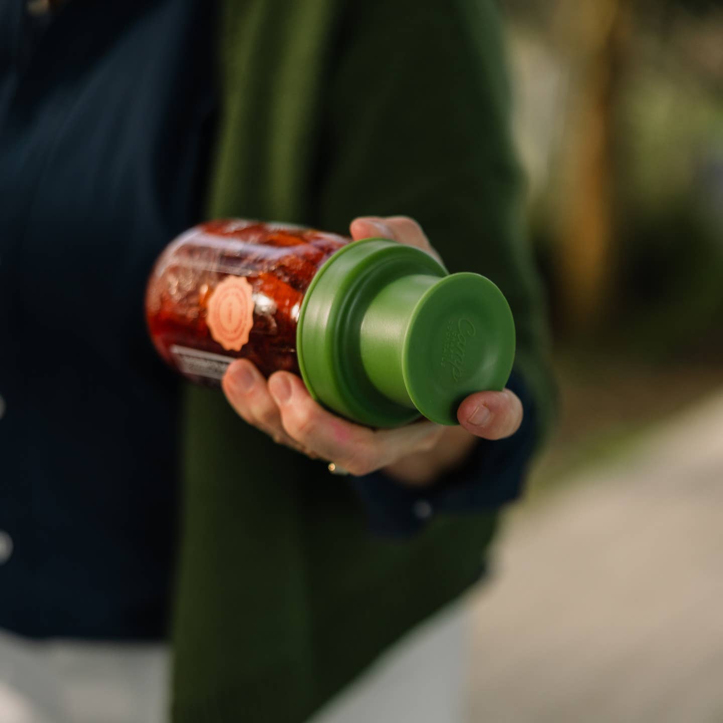 Camp Craft Cocktails- Shaker Strainer Lid