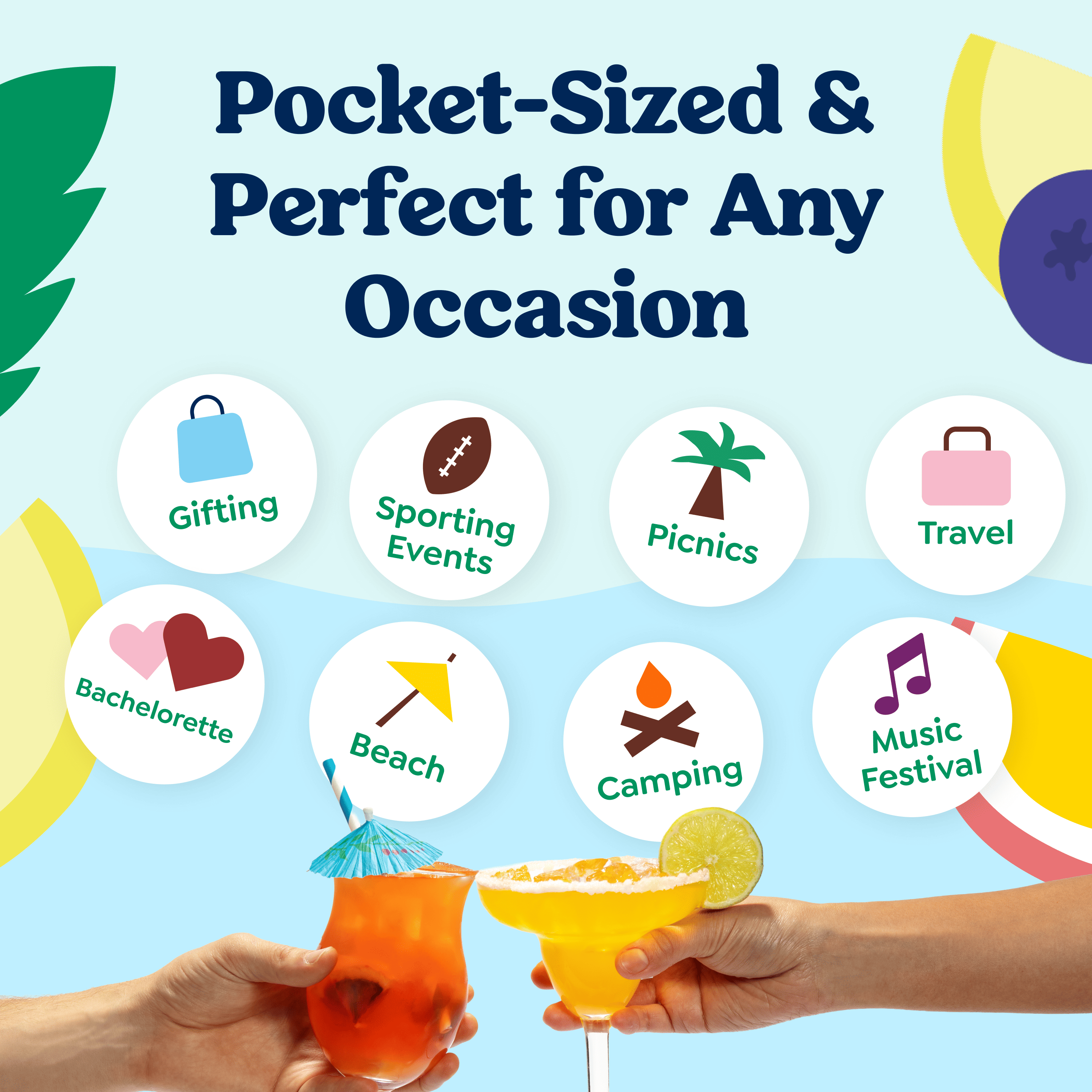 Seasonal Variety Pack Cocktail Mixers - 6 Servings Multipack