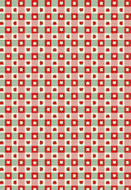 Poinsettia Plaid Wrapping Paper