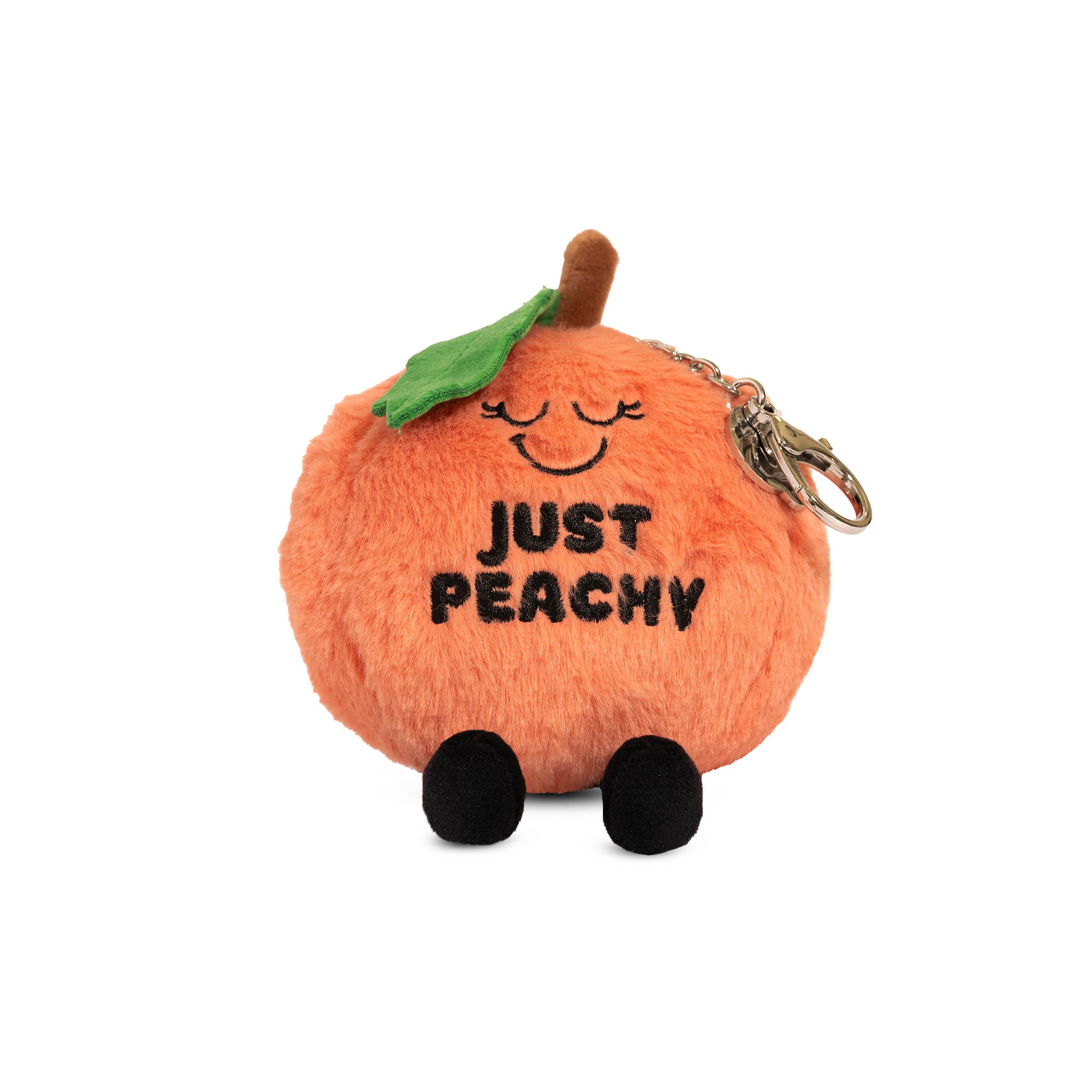 "Just Peachy!" Plush Bag Charm