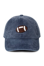 GAME DAY Chenille Football Patch Washed baseball cap