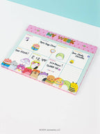 Back-to-Campus Squad Weekly Desk Pad
