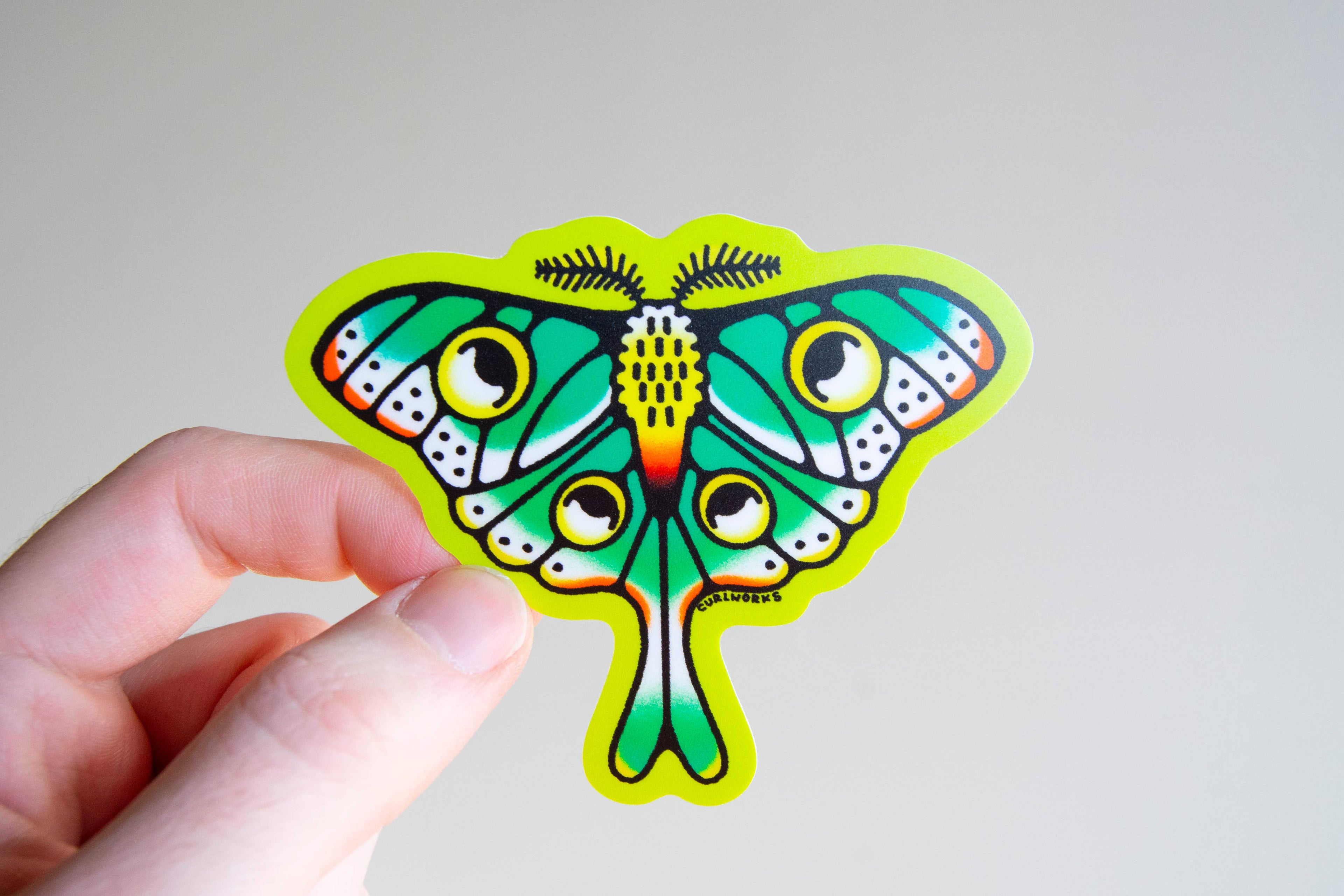 Luna Moth -  3" Vinyl Sticker