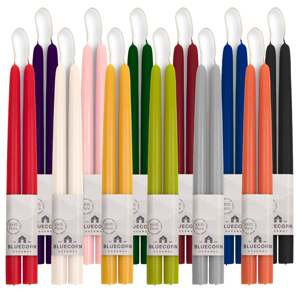 Beeswax Taper Candles – Eco-Friendly, Dripless & Handmade