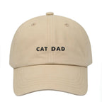 Cat Dad Hat | Embroidered Cat Dad Baseball Cap | Gift for Cat Lovers | HatPhile