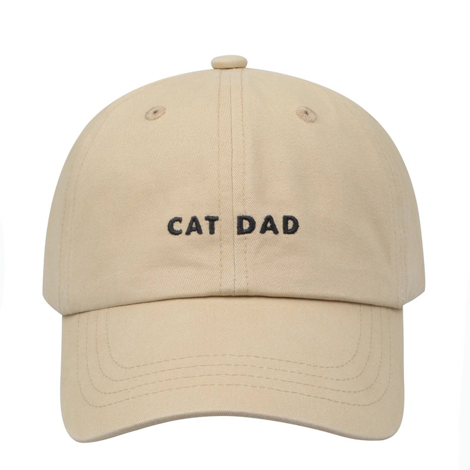 Cat Dad Hat | Embroidered Cat Dad Baseball Cap | Gift for Cat Lovers | HatPhile