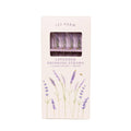 Lavender Drinking Straws – Glass with Lavender Sprigs 4-Pack