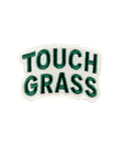 Touch Grass Embroidered Patch Funny Outdoors Iron On Patch