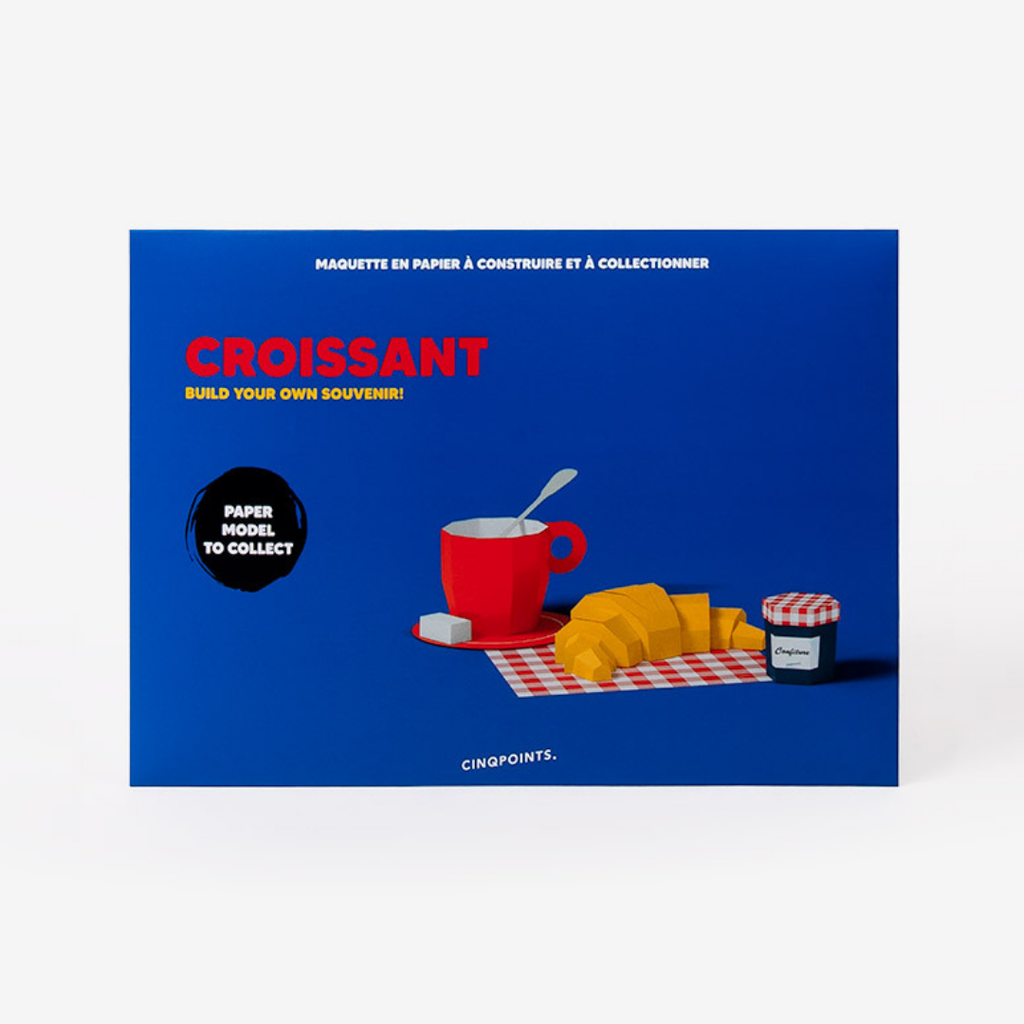 3D PAPERFOOD CROISSANT by Cinqpoints