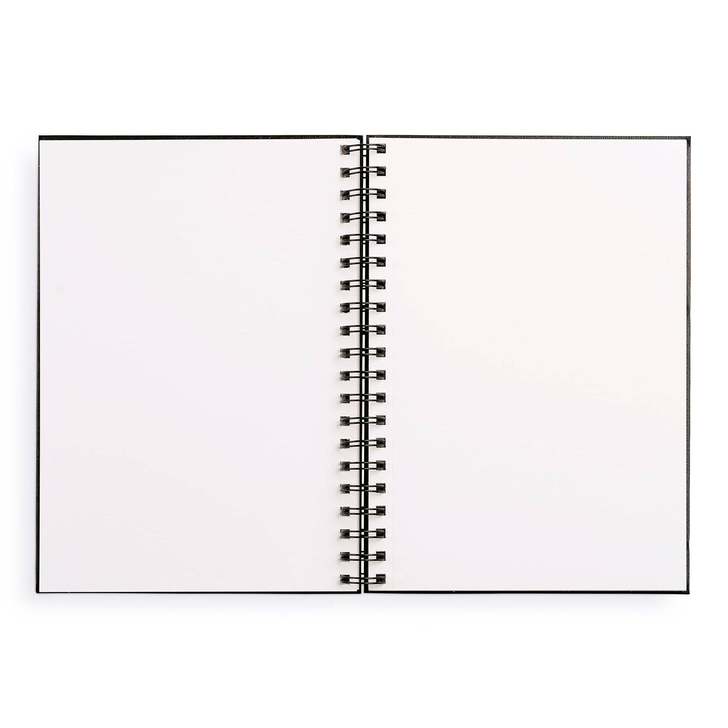 Medium Sketchbook Spiral Hardcover - Black