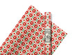 Poinsettia Plaid Wrapping Paper