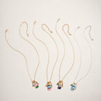 18 Inch Sardine Can Fish Stone Charms Necklace