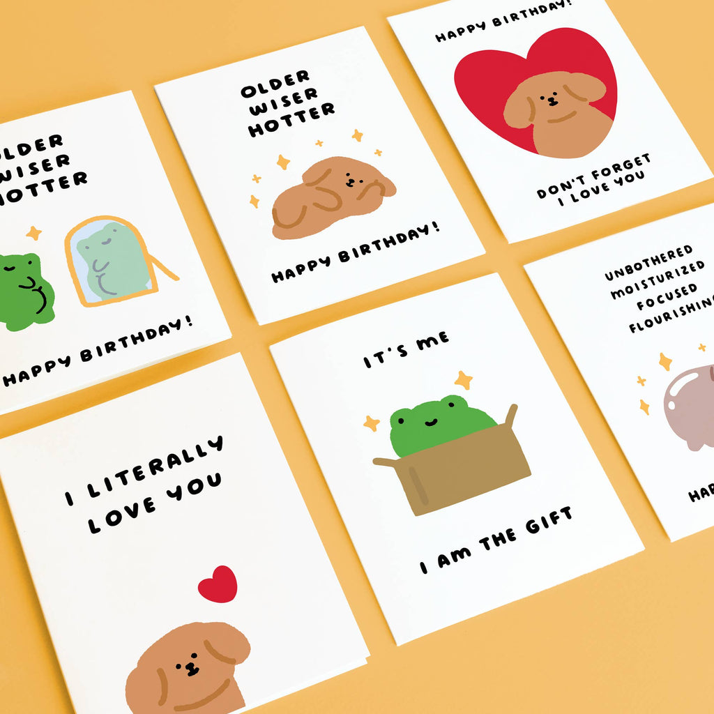 Moo Deng Hippo Birthday Card - Self Care Love