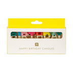 Rainbow Happy Birthday Candles | Cake Candle |