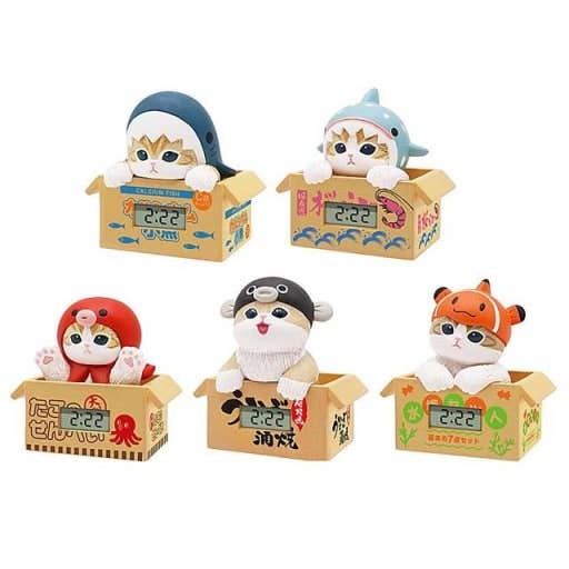 Mofusand Sea Animal Clock – Random Capsule with POP Display