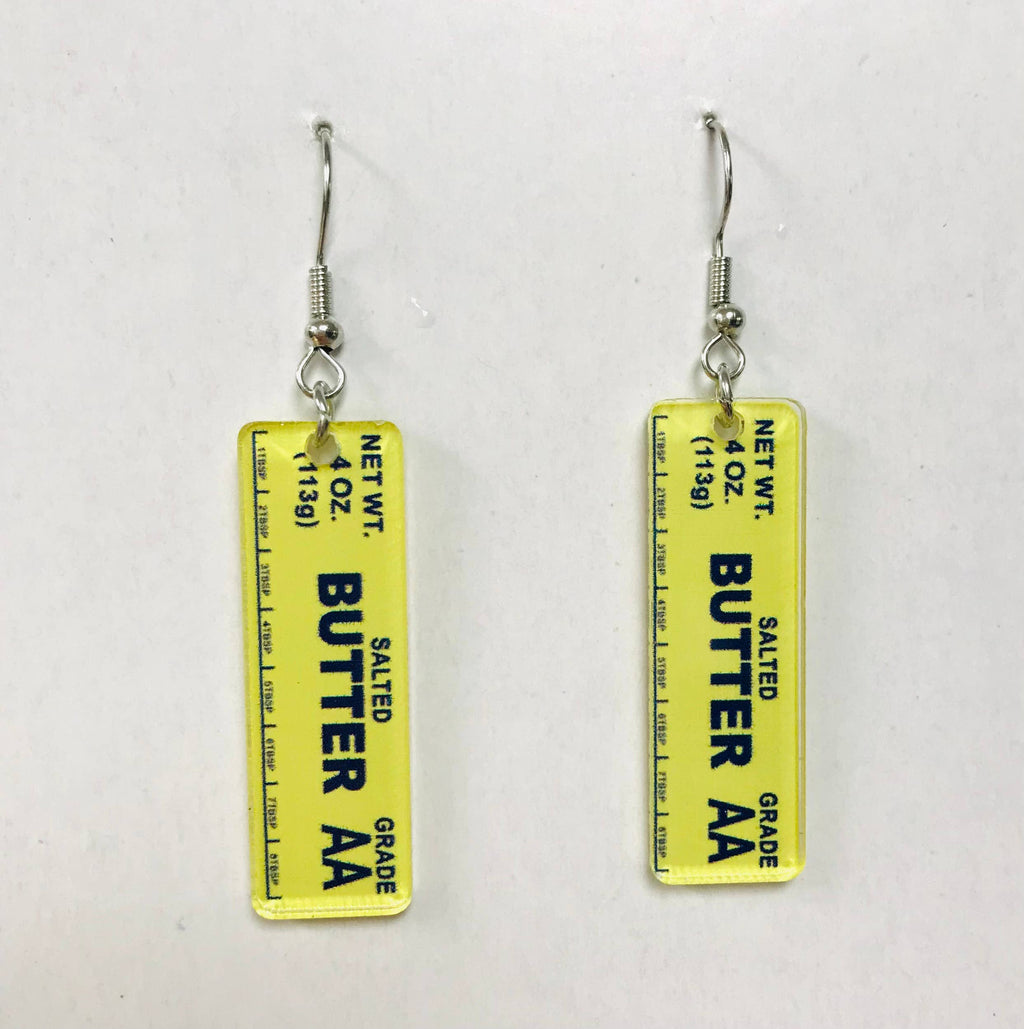 Stick of Salted Butter baking Earrings - Baker Chef Earrings