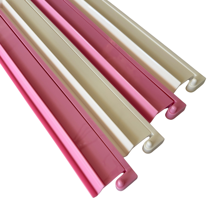 Mahjong Rack and Pusher Set of 4 - Solid Colors Pink Yellow Green Purple
