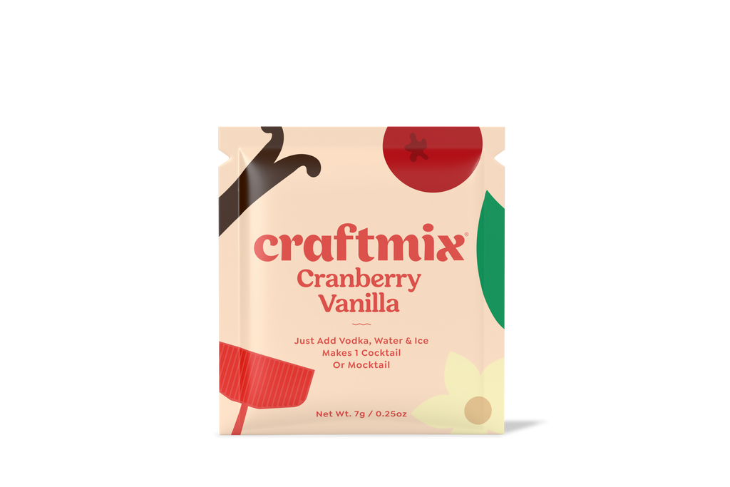 Cranberry Vanilla Cocktail / Mocktail Mixer - 24ct Caddy