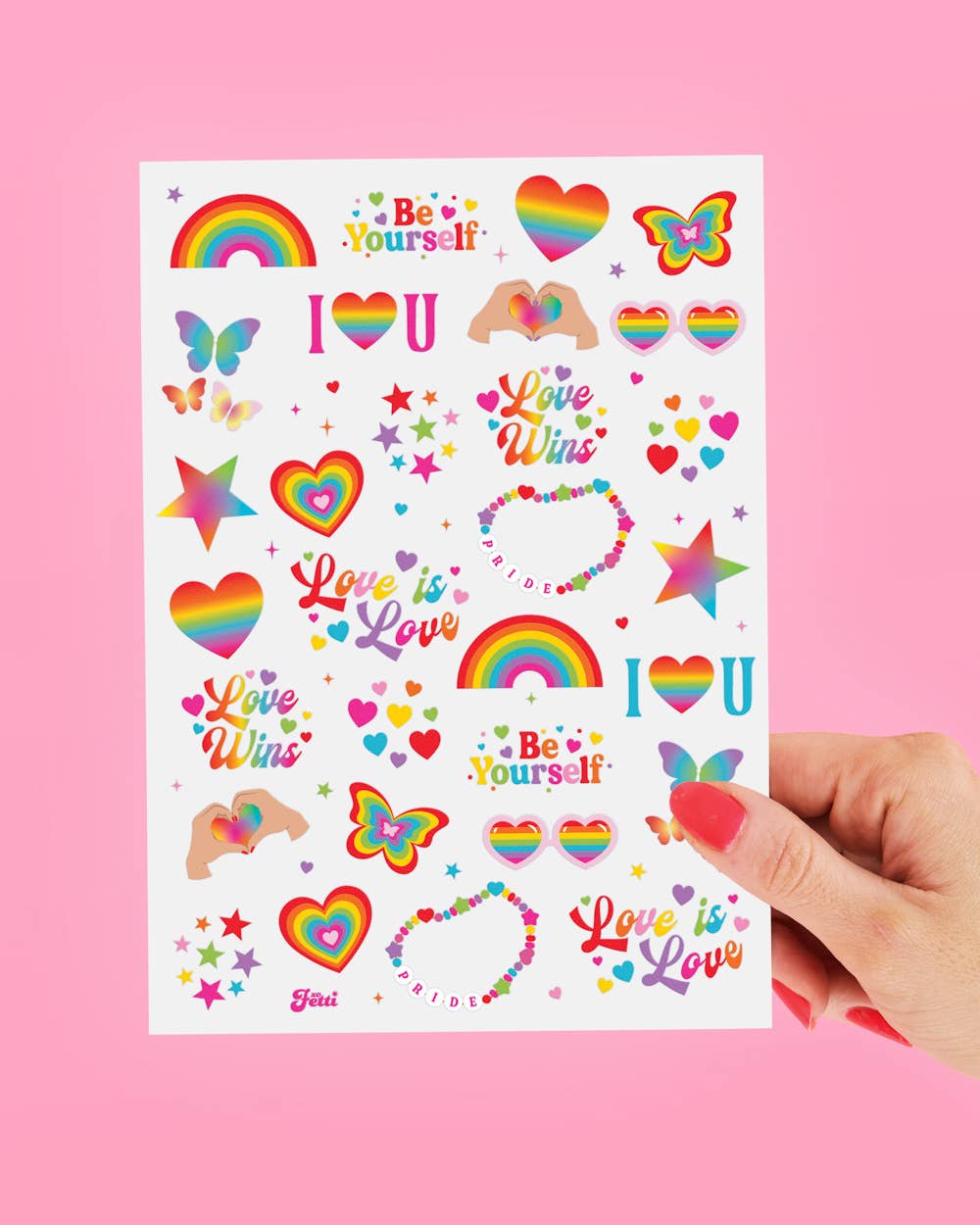 Pride Rainbow Tattoos | LGBTQ, festival, party favors